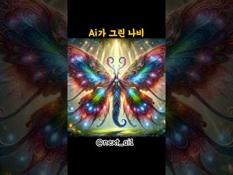 나비를 그리라고했는데 요정이되버린 #aidrawing #aiart #ai그림#dalle3