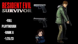 Resident Evil: Survivor (2000) Ark Thompson Full Playthrough A Rank