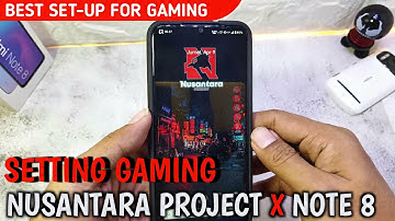 Set-Up Gaming Maximal Redmi Note 8 Custom Rom NUSANTARA Project V1.1 LTS Android 10 || PUBG 60Fps