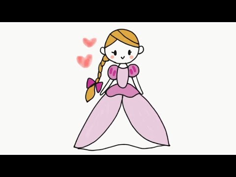 かわいいお姫さま プリンセス Lovely Princess 2 簡単かわいい