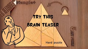 How can you put small triangle into the puzzle / Brain teaser 46 #braingamessolution #brainteasers