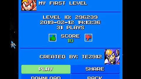 My first stage - 洛克人製作大師 Mega Man Maker