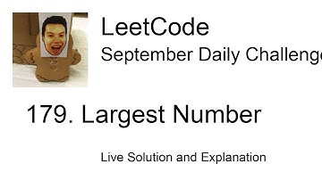Daily Leetcode #1632: Sep 18, 2024 - 179. Largest Number