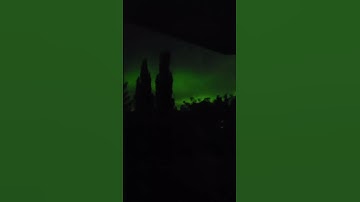 🍁 Northern Lights from our home in Calgary, Canada! Aurora Boreal da minha casa! #summer2024