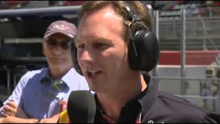 Details Christian Horner before Qualifying Spain 2011 Guide