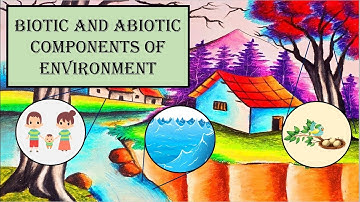 Biotic and Abiotic Components | Chapter-9 | Living organisms & their surroundings | Science |Class 6