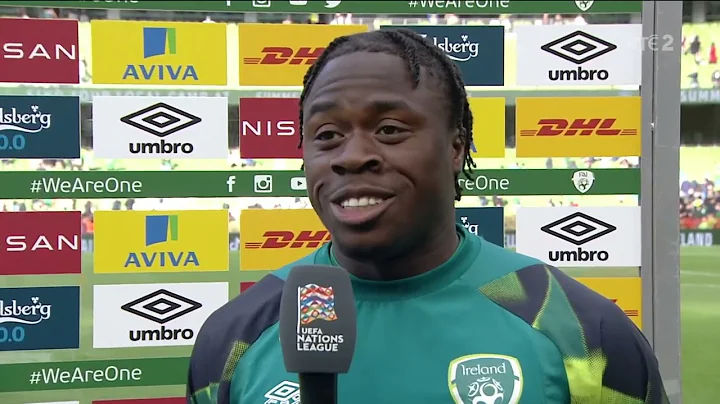 'I was just like... hit it! | Michael Obafemi interview after Ireland's win over Scotland