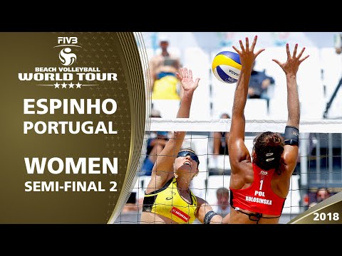 Maria Antonelli/Carol vs. Wojtasik/Kociolek | 4* Espinho - FIVB Beach Volleyball World Tour 17/18