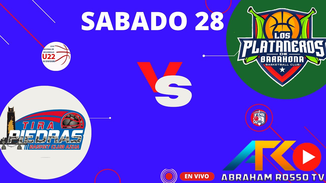 TIRA PIEDRA BASKET CLUB AZUA VS LOS PLATANEROS DE BARAHONA 28/05/2022 ...