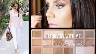 GET READY WITH ME | Too Faced Chocolate bar