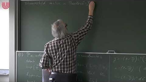 Black holes - Volker Perlick - Lecture 05