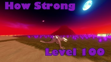 How Strong Is Level 100 Skull Crawler In Kaiju Universe???