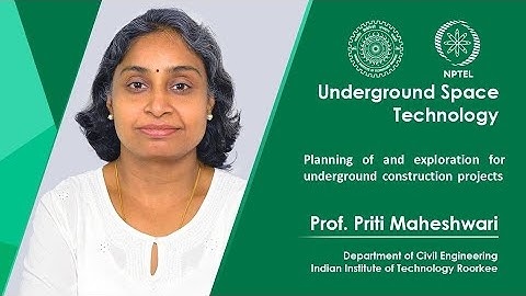 Lecture 11: Planning of and exploration for underground construction projects