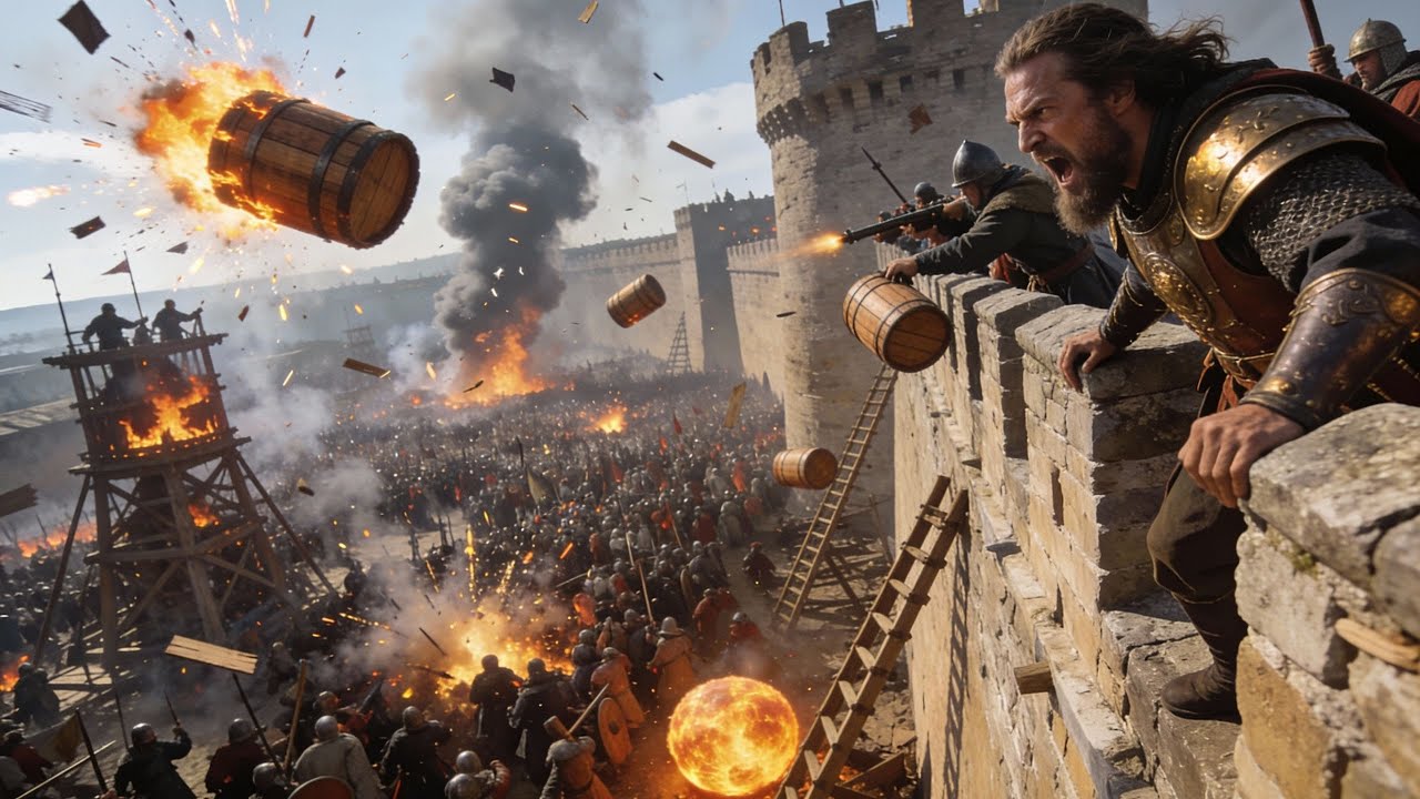 Krvavý Konec Mongolů v Rusku: Jak Ivan Hrozný ROZDRTIL Kazaň (1552)