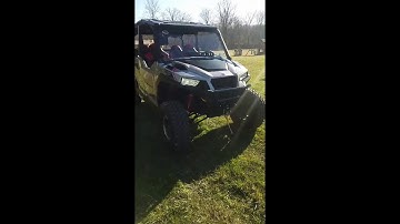 NOAM NUTV5-S utv stereo system installed on a Polaris General 4 seats