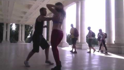 Rachel Learns Zouk with Peter Wright 20 Sept 2016