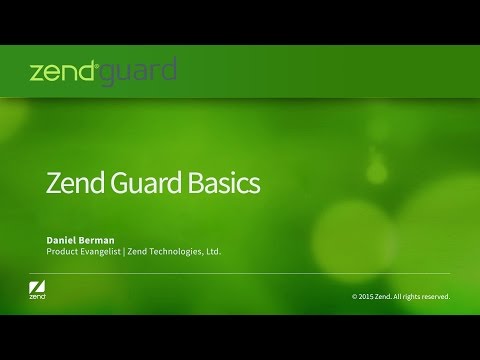 Video: ¿Cómo funciona Zend Guard?