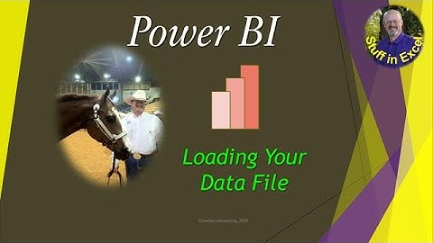 Power BI: Loading Your Data