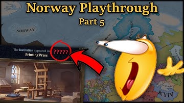 Printing Press Spawned WHERE?! | EU5 Norway Part 5