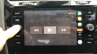 How to fix blank infotainment screen on vw golf mark 7.5