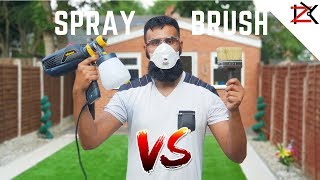 How To Paint Fence Panels | SPRAY VS BRUSH | Wagner Universal W570 Flexio Sprayer Review