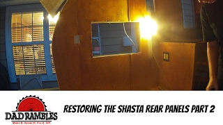 Restore a Vintage Shasta Camper Canned Ham #6  Rear Panels Part 2 | How To