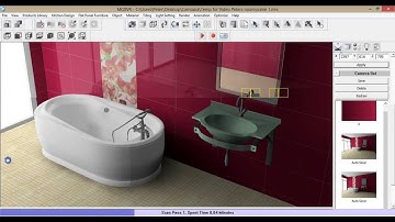 Bathroom - Render Engine - textures, bump and mirror effects