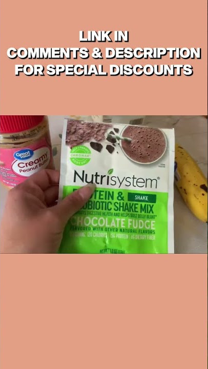 Nutrisystem Shake Mix, Chocolate Fudge, Turbo Shake