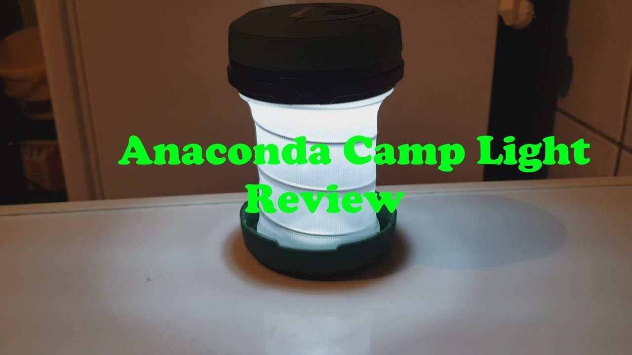 Anaconda Camp Light Review YouTube