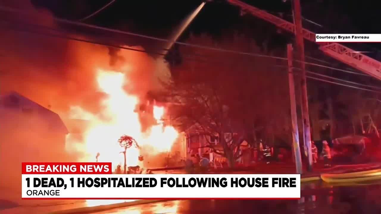 1 Dead, 1 seriously injured in three-alarm Orange house fire - YouTube