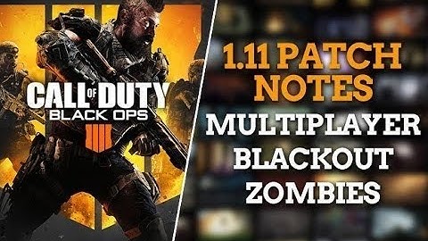 UPDATE 1.11 BREAKDOWN | Zero Specialist Nerfed! + New Blackout Interface! | Black Ops 4