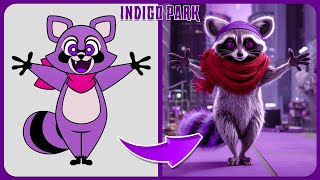 Indigo Park - Game VS REAL LIFE - All Character Comparison Chapter 1