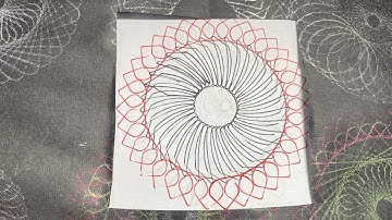 Spirograph | Ruler Beautiful Design | Geometric ASMR Satisfying video #spirograph #design