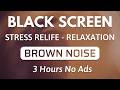 Continuous And Deep Sleep With Brown Noise 💤 BLACK SCREEN | Sound In 3h No Ads #2