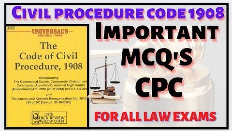 CPC IMPORTANT MCQ