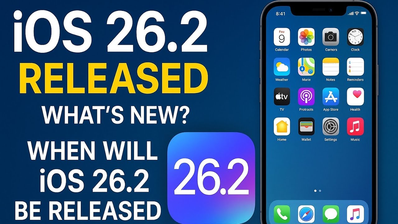 26.2 Released | What's New? When Will ios 26.2 Be Released? Update ...