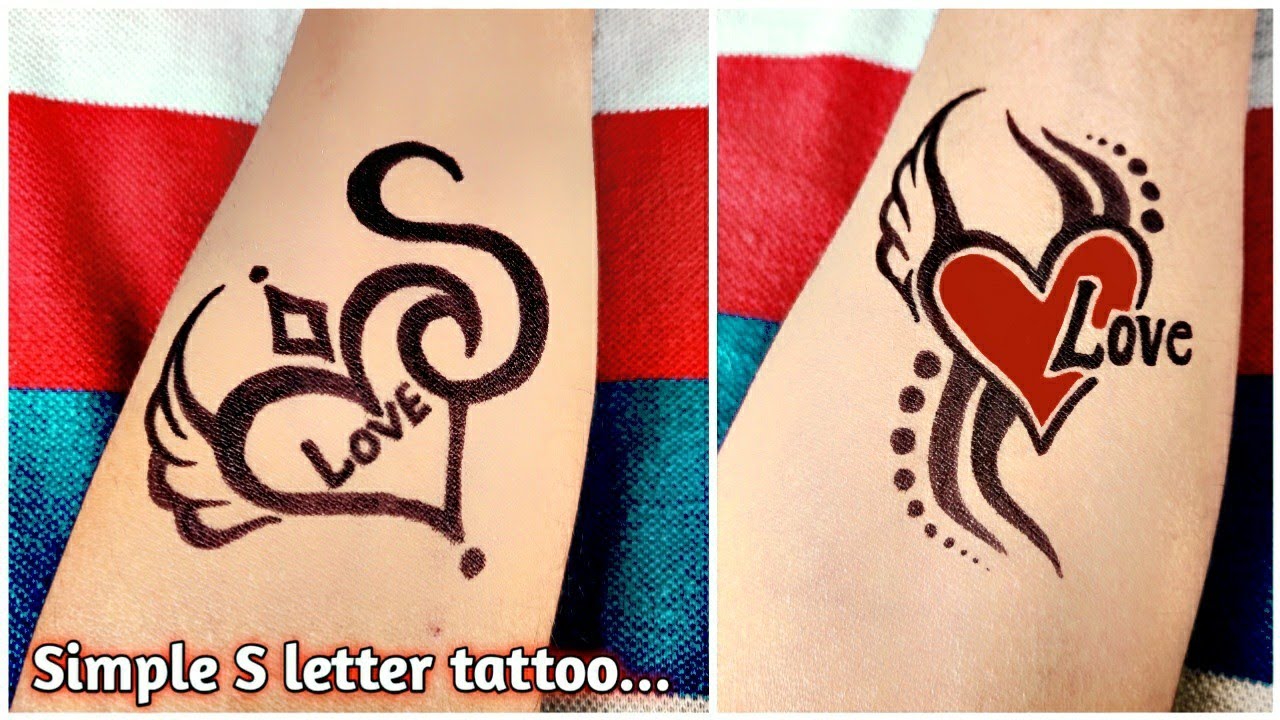 Lr Tattoo  simple design with s letters  Facebook
