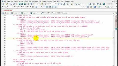 Video học PHP -Bài 7- Phần 2