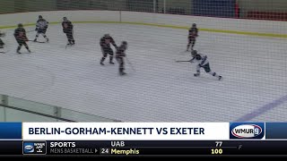 Exeter girls ice hockey beats Berlin-Gorham-Kennett