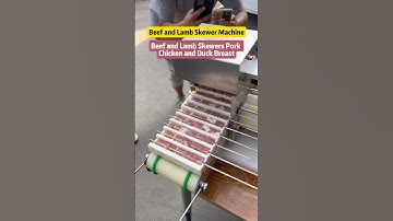Beef and mutton skewer threading machine, sweet and spicy, fish tofu skewer