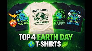 Earth Day 2026 T Shirt Design 🌍 Eco-Friendly POD Design Ideas |  TShirt Design | Minimal