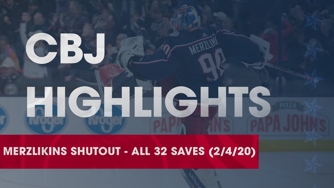 CBJ Highlights | Elvis Merzlikins Shuts Out Florida (2/4/20) - All 32 Saves