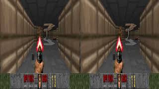 Playtester reacts to DOOM (1993) in Augmented Reality - 3D SBS 🎮 Stereoscopic Gameplay [3D half SBS]