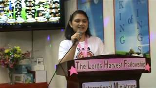 Sister Em jay lead our Tithes & Offering today