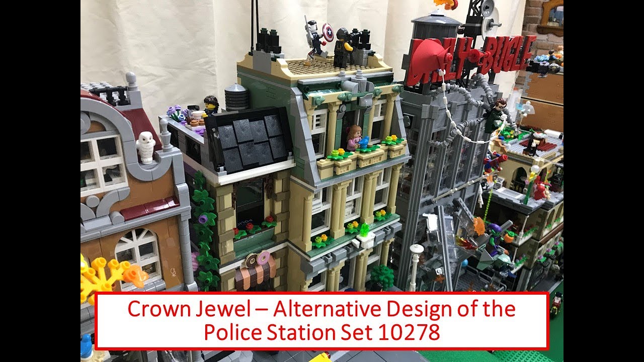 LEGO MOC Crown Jewel Alternate Design of the Police Station Set 10278