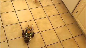 Boe-bot Uses a Laser to Locate Target and Bring it to a Beacon.