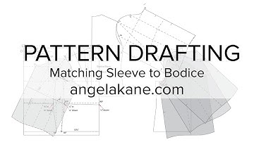 Sewing Patterns - Flat Pattern Drafting - Matching the Sleeve to Bodice