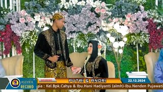 06.Resepsi Pernikahan Putri & Andri_Bareng Ririn. Anis & Asri R.A Putri ( W..O )