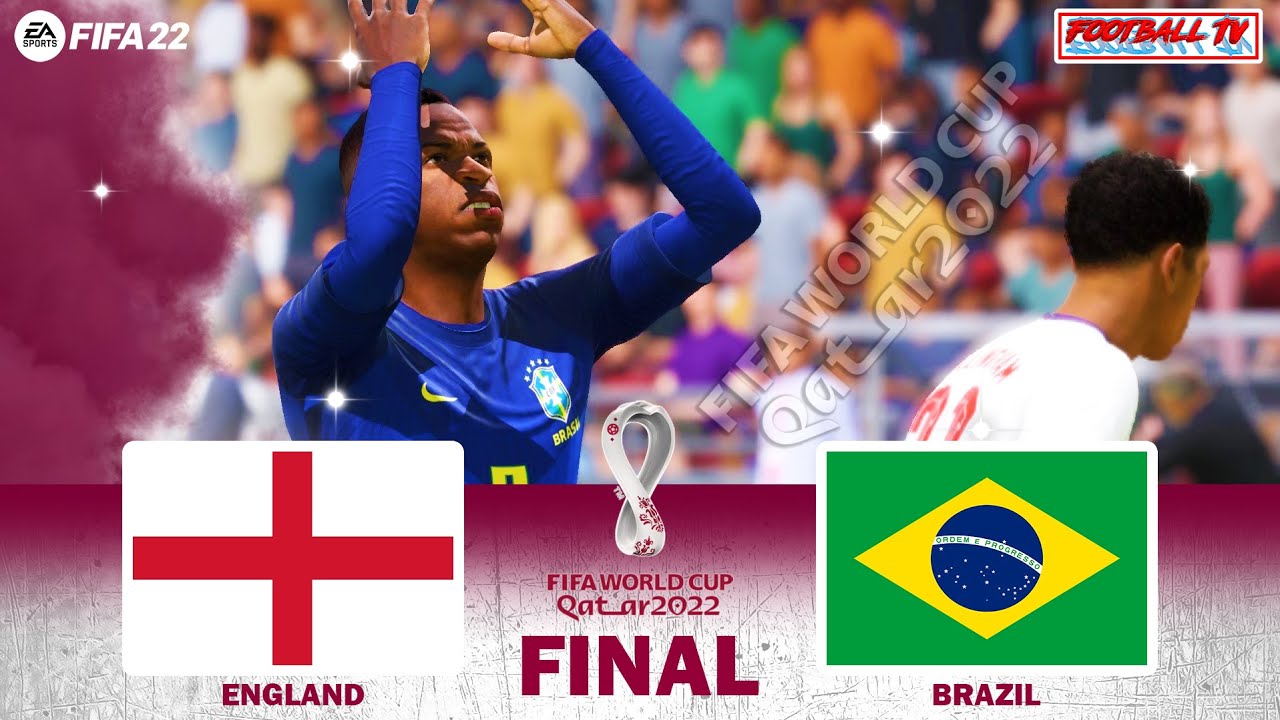 FIFA 23 - Brazil vs England - Final FIFA World Cup Qatar 2022 - Full Match  All Goals - PC Gameplay 