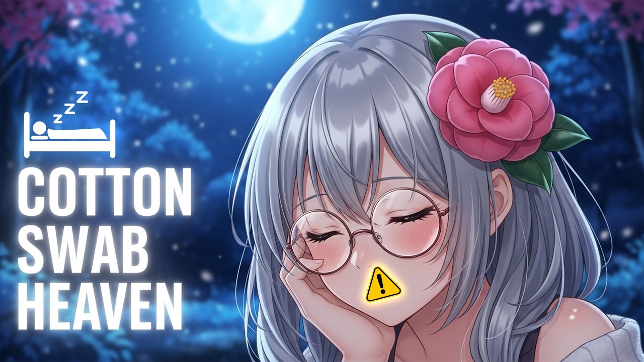 ASMR Cotton Swab Heaven ☁️ Deep Ear Cleaning for Sleep (KU100 Binaural)